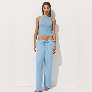 FRENCH TERRY STRAIGHT LEG PANT Limited Edition Blue Bell Size 3X